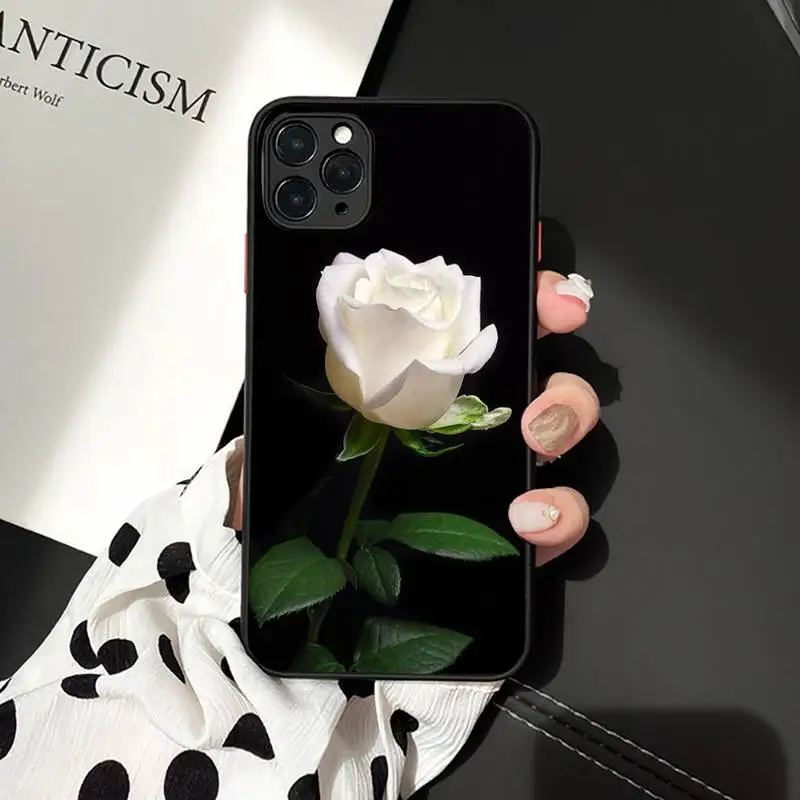 White Rose flower art pattern Phone Case matte transparent For iphone 7 8 11 12 plus mini x xs xr pro max cover
White Rose flower art pattern Phone Case matte transparent For iphone 7 8 11 12 plus mini x xs xr pro max cover