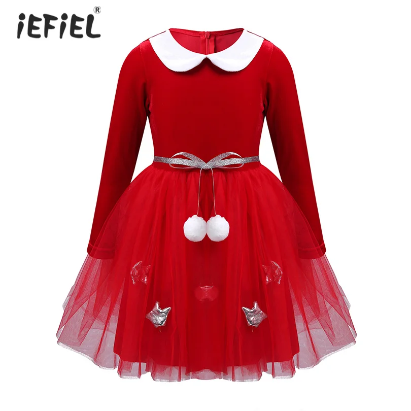 Christmas Baby Girls Lace Dress Costume Birthday Party Dress Elegant Princess Dress Sequined Skirts Children Clothes Vestidos
Christmas Baby Girls Lace Dress Costume Birthday Party Dress Elegant Princess Dress Sequined Skirts Children Clothes Vestidos