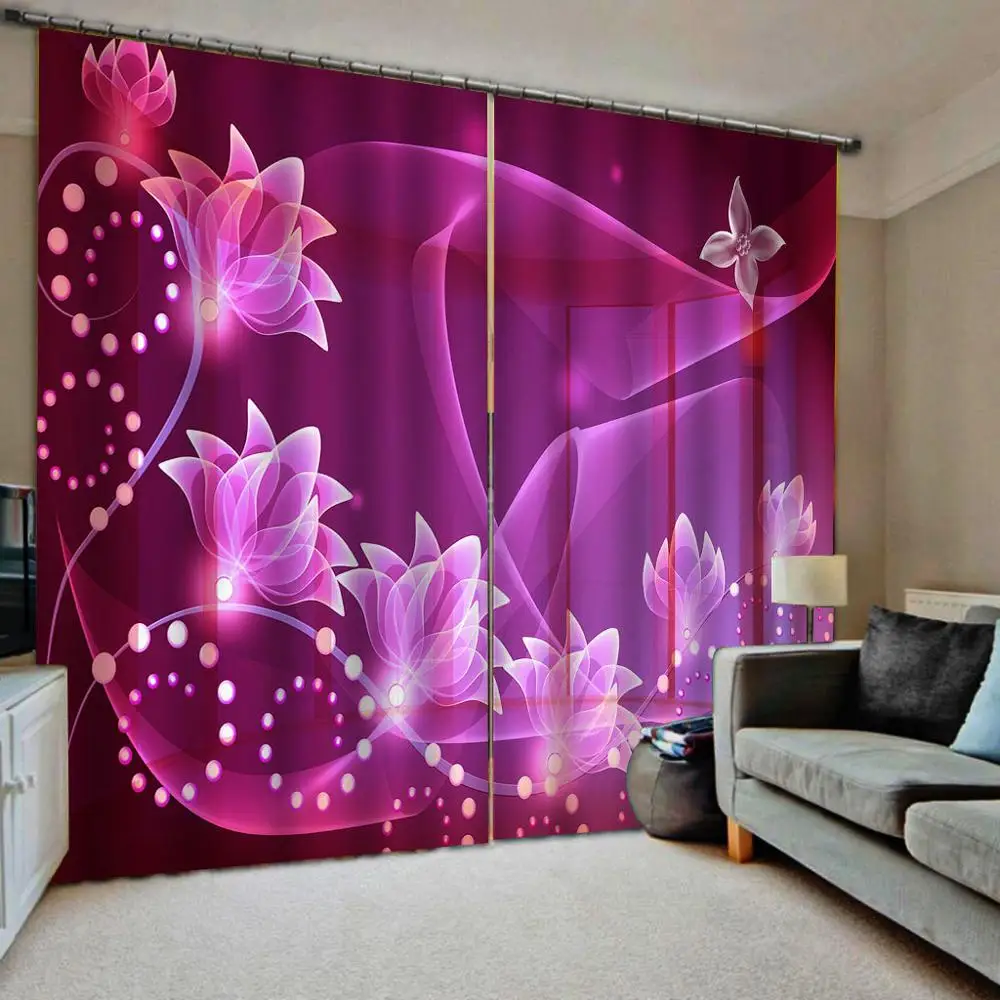 Luxury Blackout 3D Window Curtains For Living Room Bedroom Customized size purple curtains
Luxury Blackout 3D Window Curtains For Living Room Bedroom Customized size purple curtains
