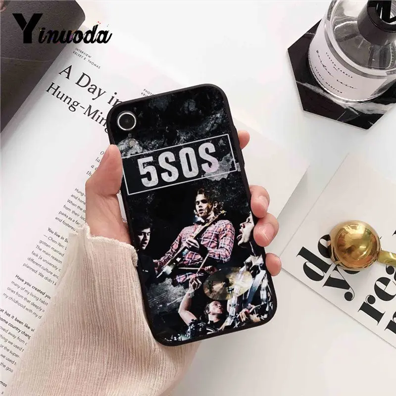 Yinuoda 5Sos band YOUNGBLOOD 5 секунд Летний чехол для iPhone X XS MAX 6 6S 7 7plus 8 8Plus 5S XR 11 pro max | Мобильные