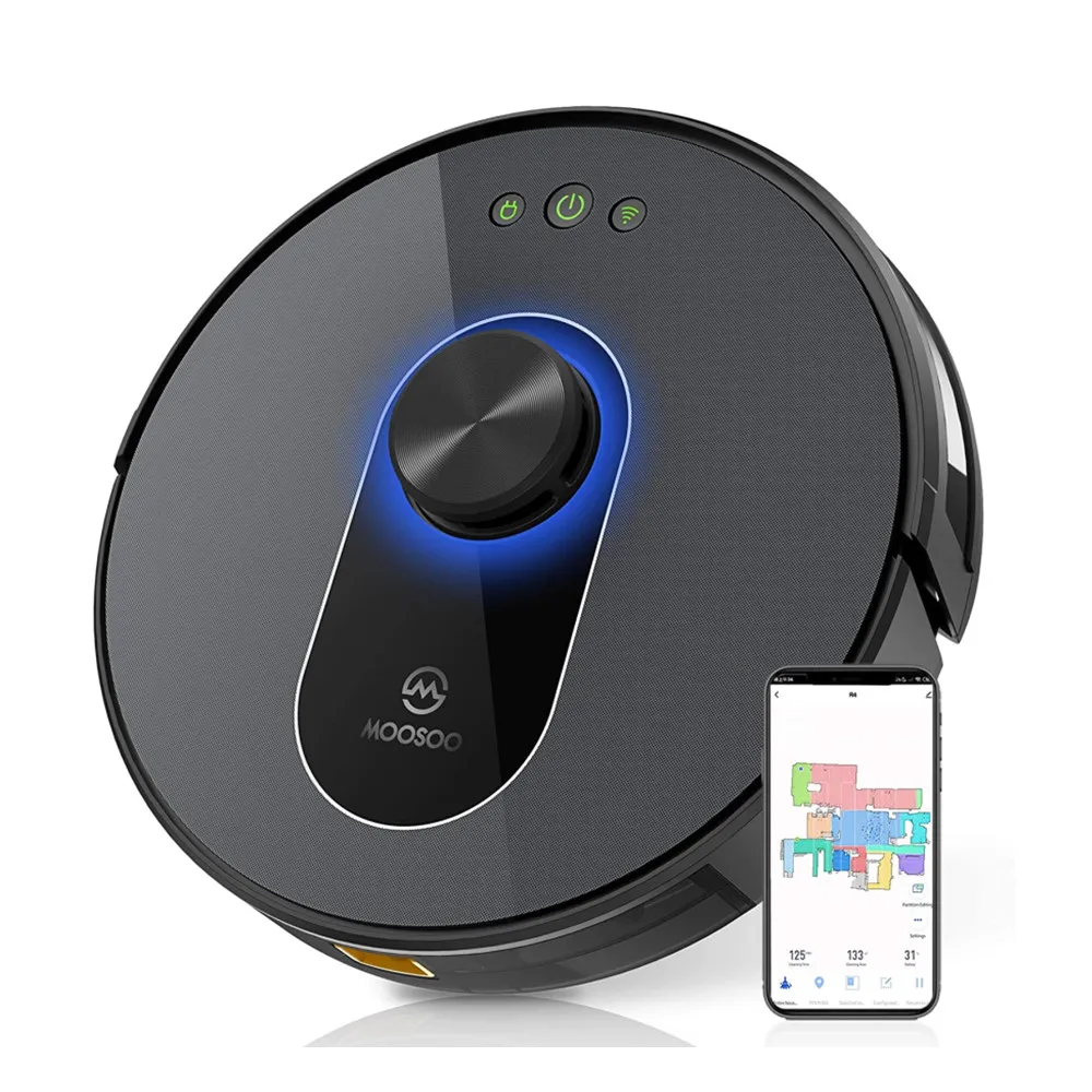 MOOSOO R4 WIFI Lidar Robot Vacuum Laser Navigation Robot Vacuum Cleaner ,APP Virtual Wall,Breakpoint Cleaning,Draw Cleaning Area
MOOSOO R4 WIFI Lidar Robot Vacuum Laser Navigation Robot Vacuum Cleaner ,APP Virtual Wall,Breakpoint Cleaning,Draw Cleaning Area