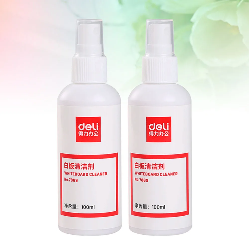 2pcs Whiteboard Cleaner Spray Eraser Water 100ml Per Bottle Whiteboard Clean Water Spray 
2pcs Whiteboard Cleaner Spray Eraser Water 100ml Per Bottle Whiteboard Clean Water Spray