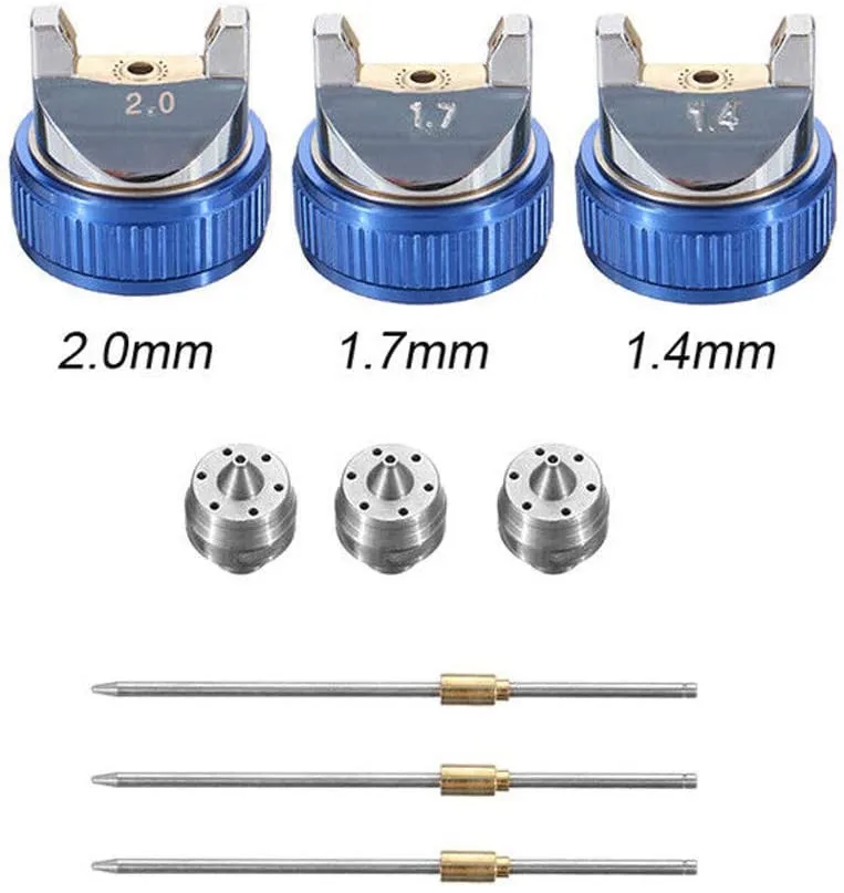 1.4/1.7/2.0mm Gravity Pneumatic Spray Gun With 600ml Spray Pot Set Widely Used In Industrial Products Painting Coating
1.4/1.7/2.0mm Gravity Pneumatic Spray Gun With 600ml Spray Pot Set Widely Used In Industrial Products Painting Coating