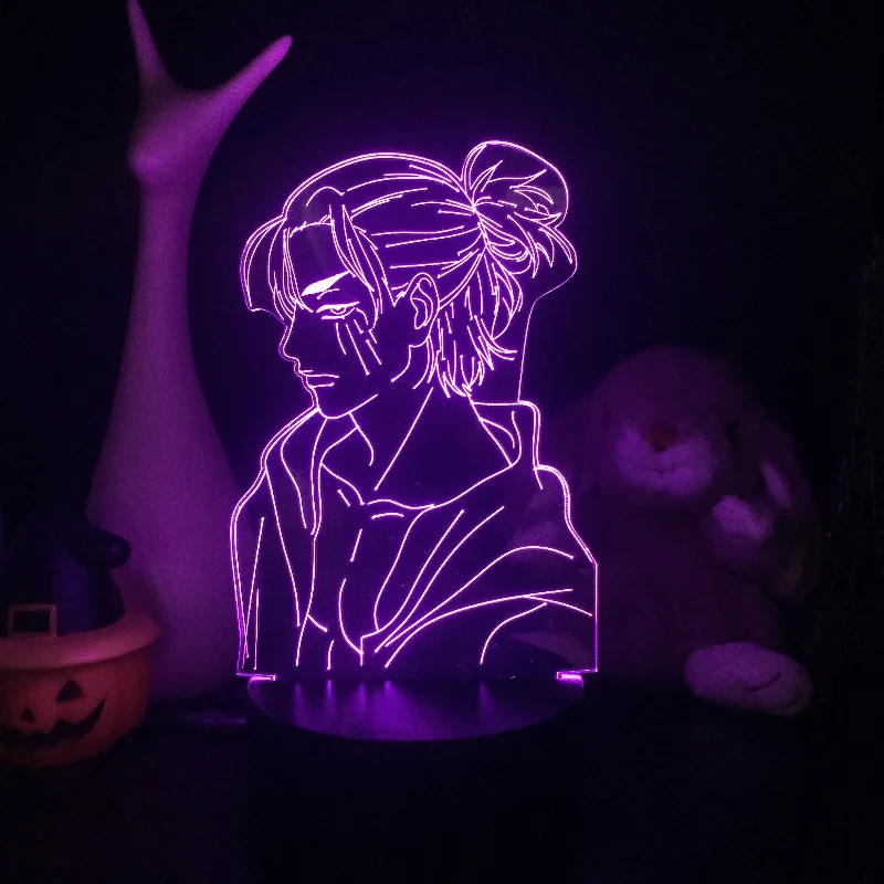 Acrylic Table Lamp Anime Attack on Titan for Home Room Decor Light Cool Kid Child Gift Captain Levi Ackerman Figure Night Light
Acrylic Table Lamp Anime Attack on Titan for Home Room Decor Light Cool Kid Child Gift Captain Levi Ackerman Figure Night Light