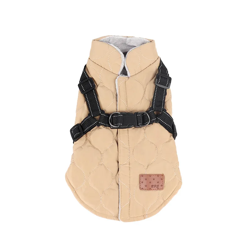 Autumn and winter dog clothes thickened cotton padded clothes two legged small dog vest traction pet clothes
Autumn and winter dog clothes thickened cotton padded clothes two legged small dog vest traction pet clothes