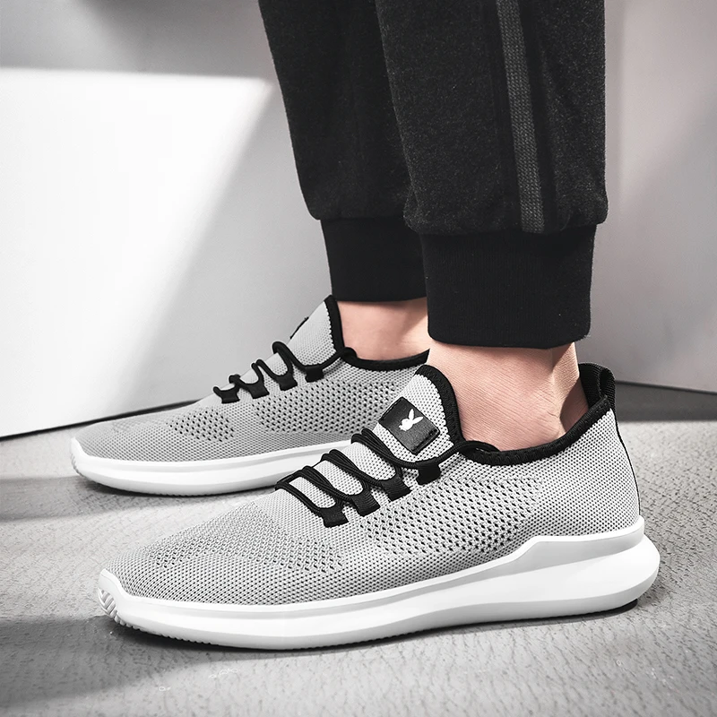 PLAYBOY New Men Casual Shoes Lace up Men's Shoes Lightweight Comfortable Breathable Walking Sneakers Tenis Zapatos PL613081
