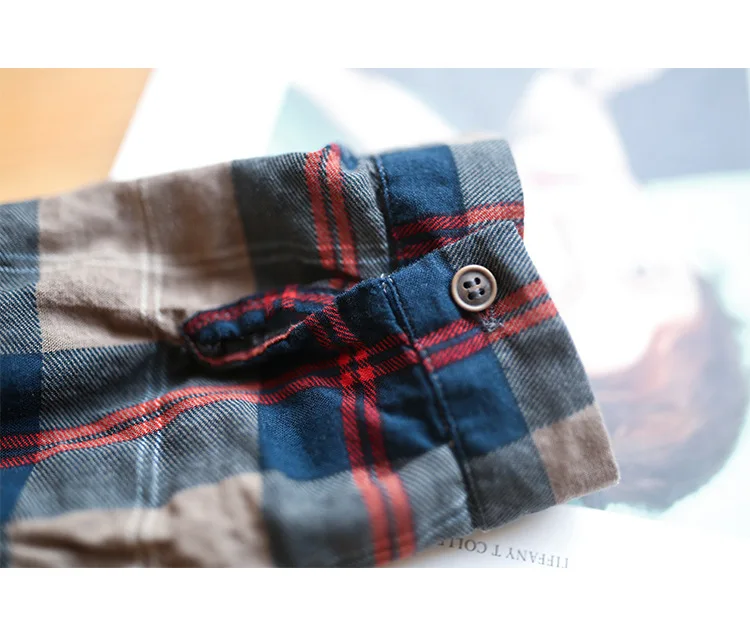 Cotton 2021 Spring New Retro Casual Loose Slim Cotton Plaid Shirt Women Long Sleeve Basic Shirt Elegant Autumn Blouse Vintage
Cotton 2021 Spring New Retro Casual Loose Slim Cotton Plaid Shirt Women Long Sleeve Basic Shirt Elegant Autumn Blouse Vintage