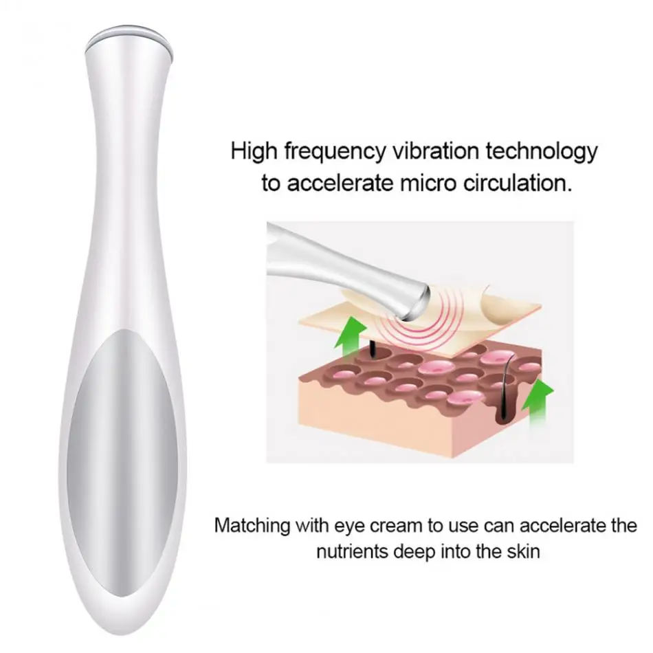Mini Eyes Wrinkle Dark Circles Removal Pen Electric Eye Massager Negative Ion Vibration Anti Aging Massager Face Lifting Tool
Mini Eyes Wrinkle Dark Circles Removal Pen Electric Eye Massager Negative Ion Vibration Anti Aging Massager Face Lifting Tool