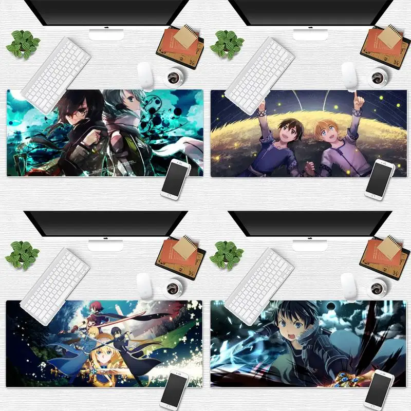 Sword Art Online SAO Keyboards Mat Rubber Gaming mousepad Desk Mat Desk Table Protect Office Work Mouse Mat pad Laptop Cushion
Sword Art Online SAO Keyboards Mat Rubber Gaming mousepad Desk Mat Desk Table Protect Office Work Mouse Mat pad Laptop Cushion