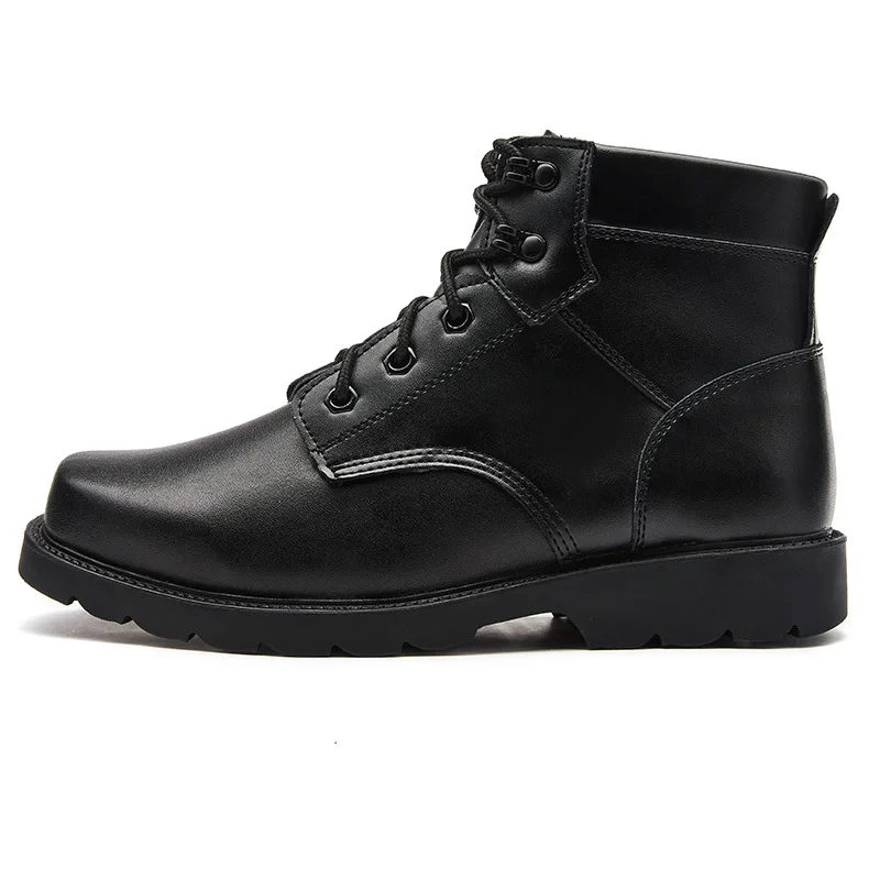 Men's Winter Leather Boots Work Boots Non-slip Wear-resistant Steel-toed Steel-soled Ski Wool Plush Warm Cotton Shoes Snow Boots
Men's Winter Leather Boots Work Boots Non-slip Wear-resistant Steel-toed Steel-soled Ski Wool Plush Warm Cotton Shoes Snow Boots