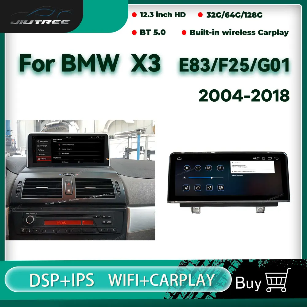 10,25 дюймовый Android 10 для BMW X3 E83/F25/G01 2004-2018 управление рулевым колесом 8 ГБ ОЗУ 64 Гб ПЗУ Wi-Fi автомобильный мультимедийный DVD-плеер 
10,25 дюймовый Android 10 для BMW X3 E83/F25/G01 2004-2018 управление рулевым колесом 8 ГБ ОЗУ 64 Гб ПЗУ Wi-Fi автомобильный мультимедийный DVD-плеер
