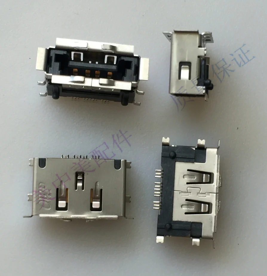 Фирменная Новинка гнездовой USB разъем eSATA обжимной 11 p контактный чип|Соединители|