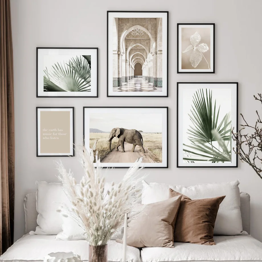 Arches Elephant Dried Flower Green Palm Leaves Nordic Poster Wall Art Print Canvas Painting Wall Pictures For Living Room Decor
Arches Elephant Dried Flower Green Palm Leaves Nordic Poster Wall Art Print Canvas Painting Wall Pictures For Living Room Decor