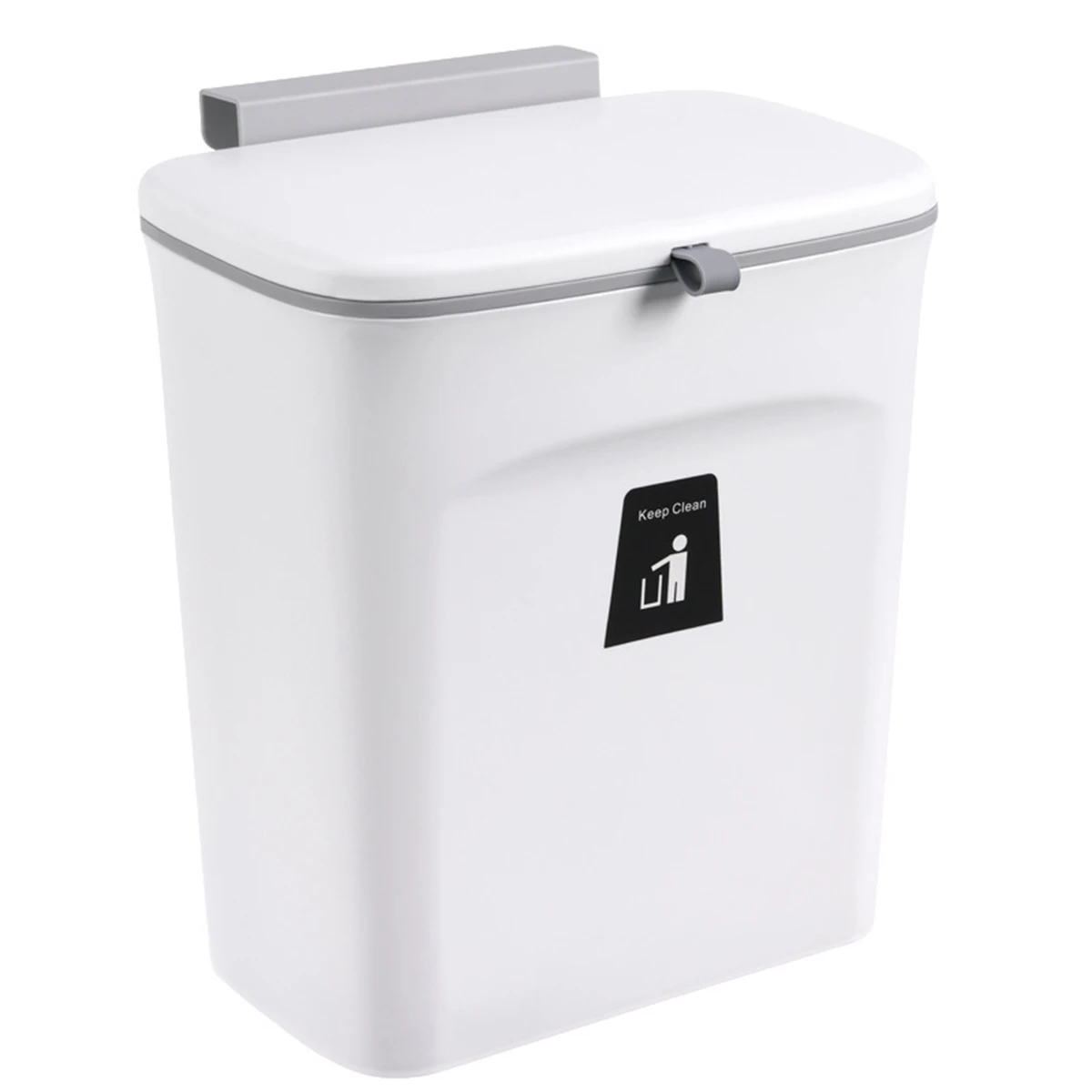 9L Garbage Bin Cabinet Door Hanging Trash Can With Lid Trash Bin Waste Storage Home Kitchen Wall Mounted Wastebasket
9L Garbage Bin Cabinet Door Hanging Trash Can With Lid Trash Bin Waste Storage Home Kitchen Wall Mounted Wastebasket