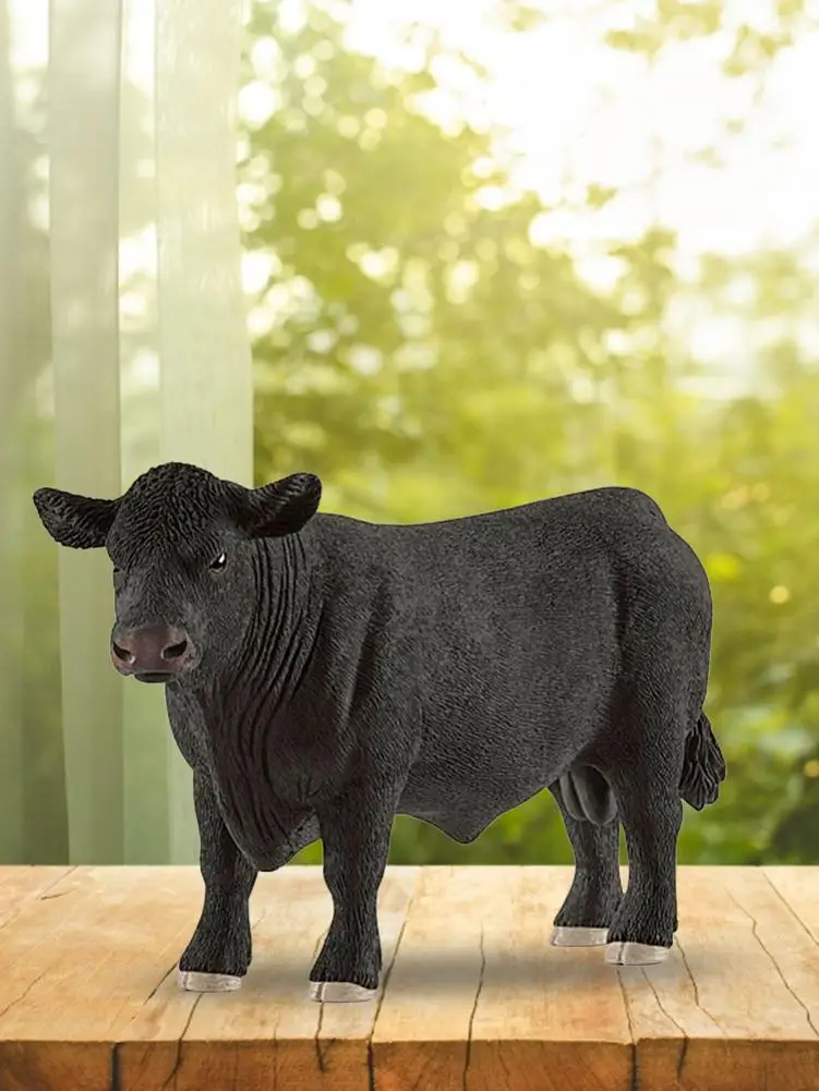 5.5 '' Black Angus Bull Toy for Children Original PVC Figurine Wild Animal Farm African Animals Bison Model Toys Christmas Gift
5.5 '' Black Angus Bull Toy for Children Original PVC Figurine Wild Animal Farm African Animals Bison Model Toys Christmas Gift