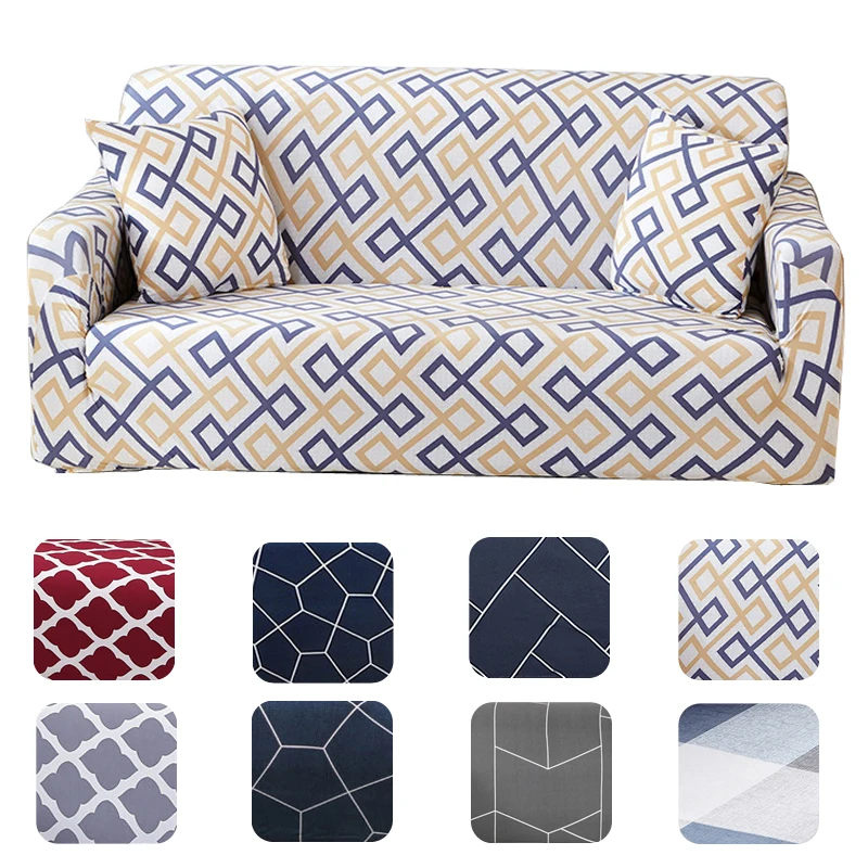 Sofa Cover Square Lattice Printed Home Decor Sofa Covers for Living Room Protector Anti-dust Elastic Stretch Covers
Sofa Cover Square Lattice Printed Home Decor Sofa Covers for Living Room Protector Anti-dust Elastic Stretch Covers