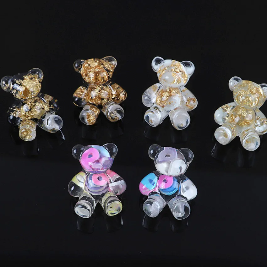 Cute Gold Color Foil Clear Bear Stud Earring For Women Girl Resin Colorful Cartoon Animal Ear Stud Earring Fashion Jewelry Gift
Cute Gold Color Foil Clear Bear Stud Earring For Women Girl Resin Colorful Cartoon Animal Ear Stud Earring Fashion Jewelry Gift