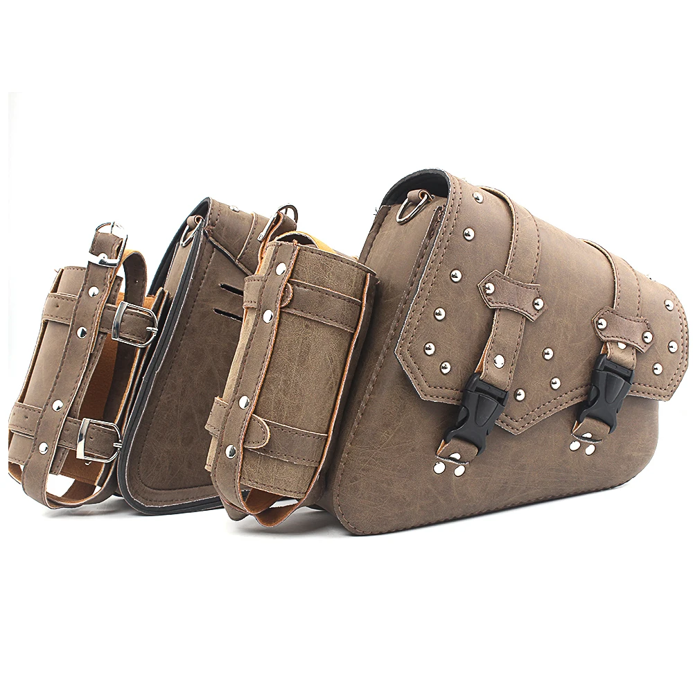 Motorcycle Retro Brown Saddlebag Swingarm Solo Bag w/ Cup Holder For XL Dyna Softail Scout Sixty Bobber R nineT Vulcan Shadow
Motorcycle Retro Brown Saddlebag Swingarm Solo Bag w/ Cup Holder For XL Dyna Softail Scout Sixty Bobber R nineT Vulcan Shadow