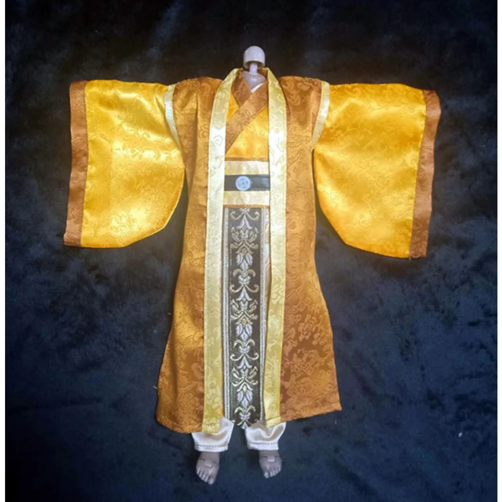 1/6 scale ancient soldier clothes emperor's hanfu costume golden dragon robe suit for 12 inch action figure body
1/6 scale ancient soldier clothes emperor's hanfu costume golden dragon robe suit for 12 inch action figure body