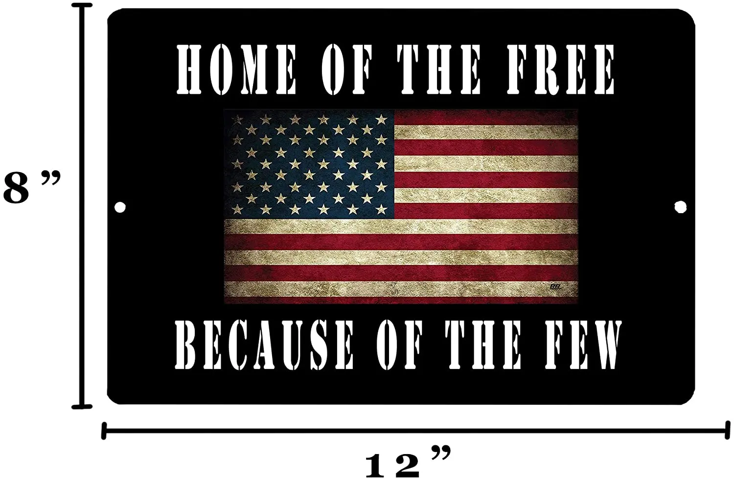 Rogue River Tactical USA Flag Home of The Free Veteran Metal Tin Sign Wall Decor Man Cave Bar Military United States of America
Rogue River Tactical USA Flag Home of The Free Veteran Metal Tin Sign Wall Decor Man Cave Bar Military United States of America