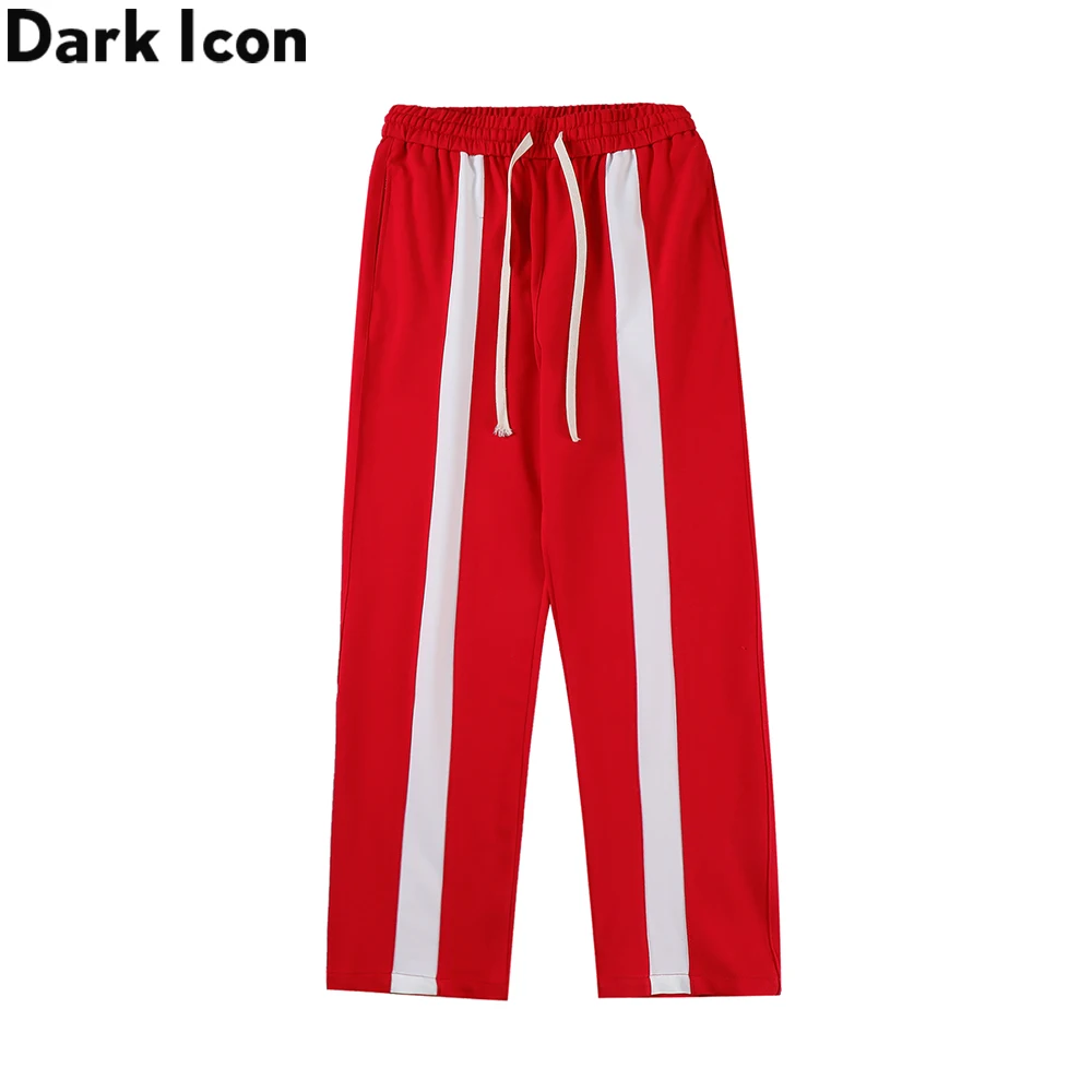 Dark Icon Patchwork Straight Men's Pants Elastic Waist Draw String Pants for Men
Dark Icon Patchwork Straight Men's Pants Elastic Waist Draw String Pants for Men