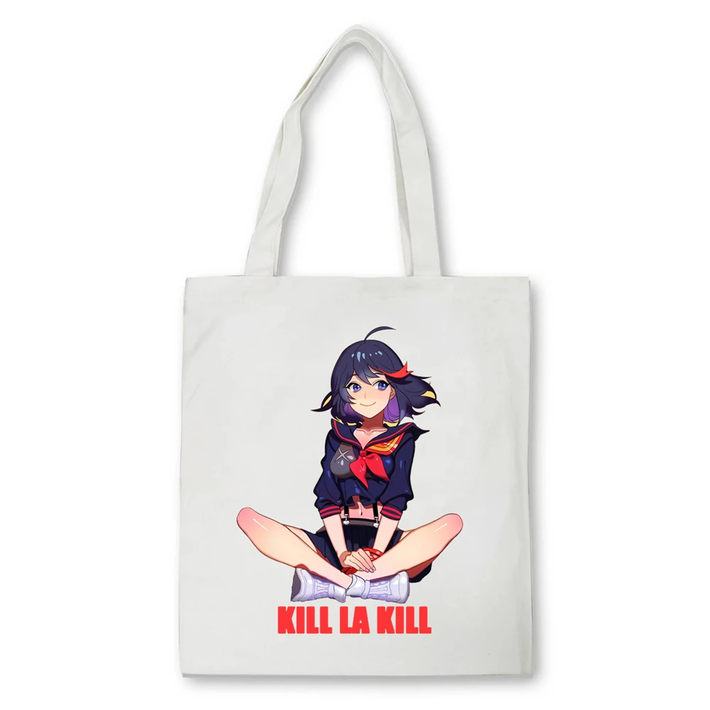 Сумка для покупок с принтом аниме Kill La Kill для мужчин и женщин, модная повседневная Экологически чистая вместительная холщовая сумочка-тоут ...
Сумка для покупок с принтом аниме Kill La Kill для мужчин и женщин, модная повседневная Экологически чистая вместительная холщовая сумочка-тоут ...