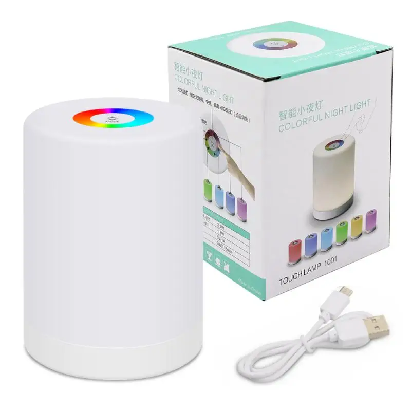 LED Touch Control Night Light Induction Dimmer Lamp Smart Bedside Lamp Dimmable Colorful LED Smart USB Charge Night Light
LED Touch Control Night Light Induction Dimmer Lamp Smart Bedside Lamp Dimmable Colorful LED Smart USB Charge Night Light