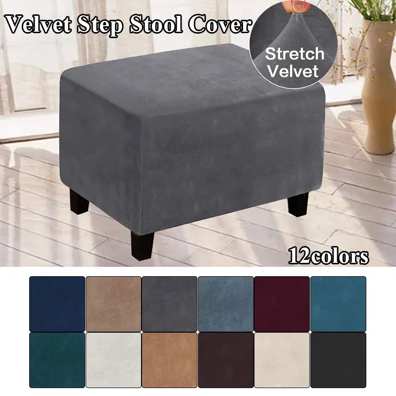 Simple Solid Color Velvet Stool Cover Rectangle Elastic Footstool Sofa Slipcover Modern Furniture Protector Covers Chair Covers
Simple Solid Color Velvet Stool Cover Rectangle Elastic Footstool Sofa Slipcover Modern Furniture Protector Covers Chair Covers