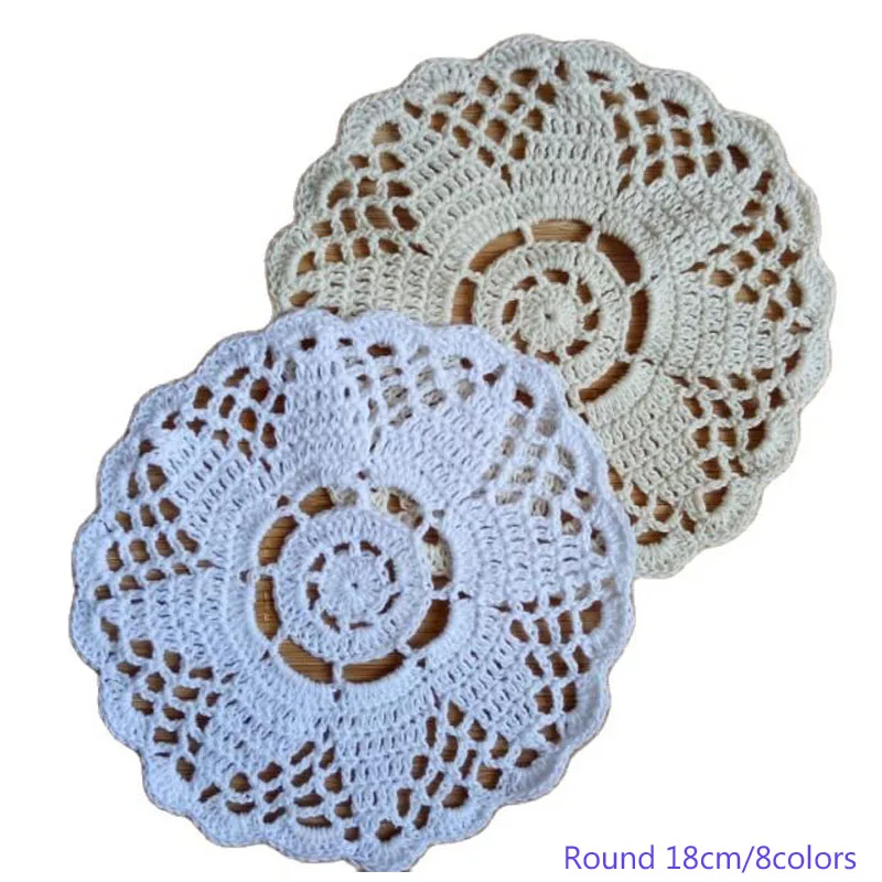 Modern lace cotton table place mat crochet coffee placemat round pad Christmas drink coaster cup mug tea dining doily kitchen
Modern lace cotton table place mat crochet coffee placemat round pad Christmas drink coaster cup mug tea dining doily kitchen