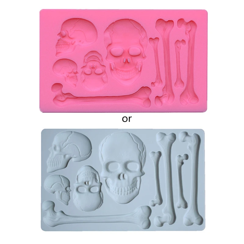 G5GC DIY Crafts Skull Head Bone Epoxy Resin Mold Halloween Decorations Silicone Mould
G5GC DIY Crafts Skull Head Bone Epoxy Resin Mold Halloween Decorations Silicone Mould