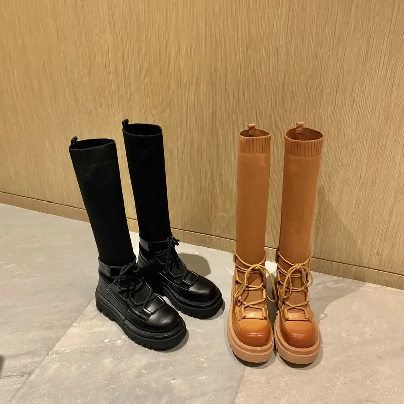 Brand Classic Design Women Knee High Boots High Heels Buckles Motorcycle Boots Genuine Leather Long Shoes Woman
Brand Classic Design Women Knee High Boots High Heels Buckles Motorcycle Boots Genuine Leather Long Shoes Woman