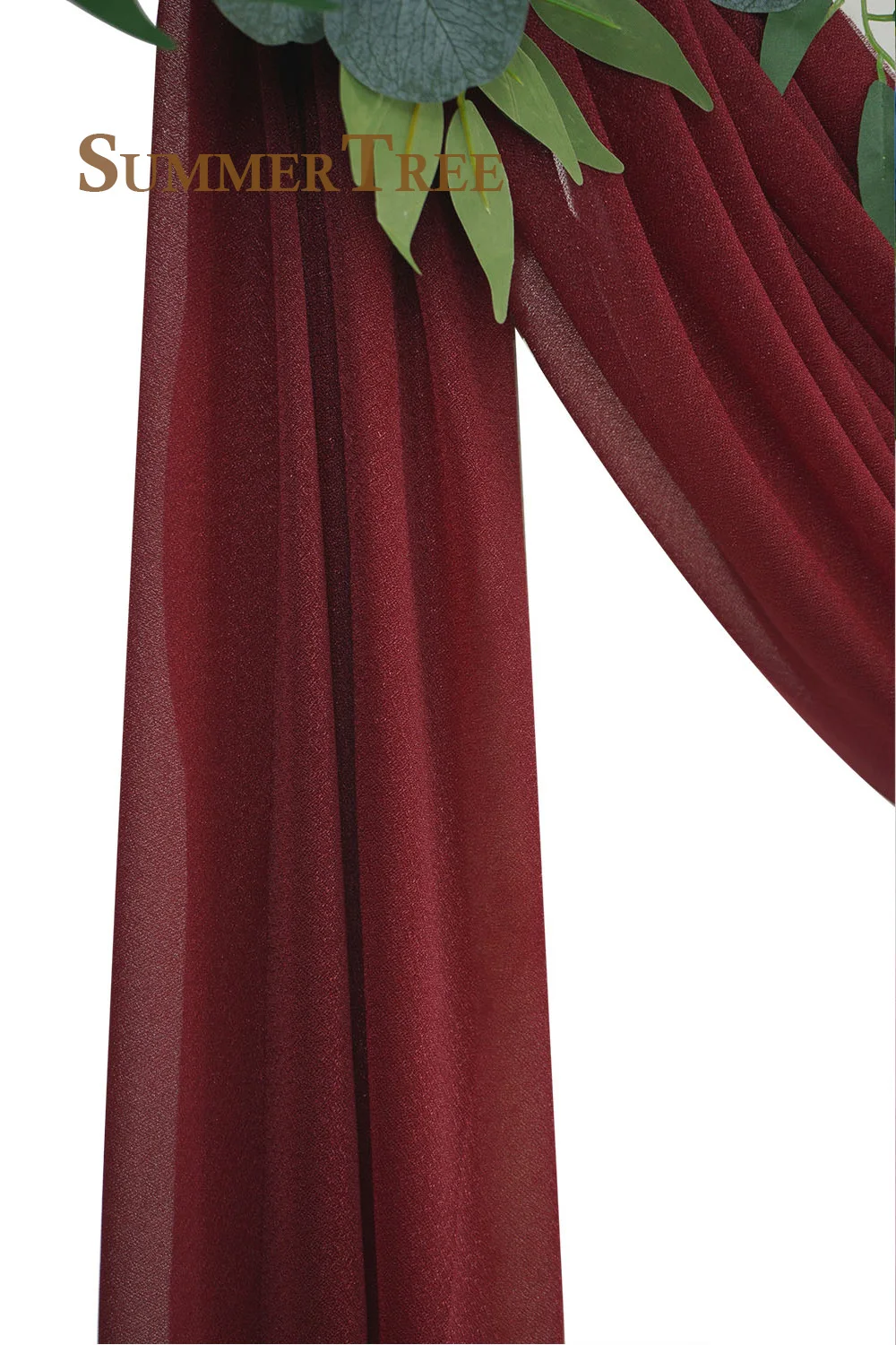 Wedding Arch Drapping Fabric 29" Wide 6.5 Yards Chiffon Fabric Curtain Drapery Ceremony Reception Swag
Wedding Arch Drapping Fabric 29" Wide 6.5 Yards Chiffon Fabric Curtain Drapery Ceremony Reception Swag