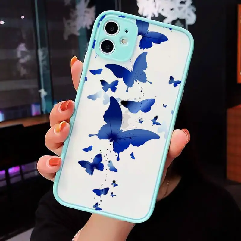 Cute Butterfly Phone Case matte transparent For iphone 7 8 11 12 plus mini x xs xr pro max cover
Cute Butterfly Phone Case matte transparent For iphone 7 8 11 12 plus mini x xs xr pro max cover