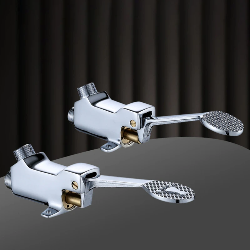 Hot and Cold Pedal Taps Pedal Self-closing Copper Medical/Toilet/Laboratory Foot Pedal Water Faucet Public Places
Hot and Cold Pedal Taps Pedal Self-closing Copper Medical/Toilet/Laboratory Foot Pedal Water Faucet Public Places