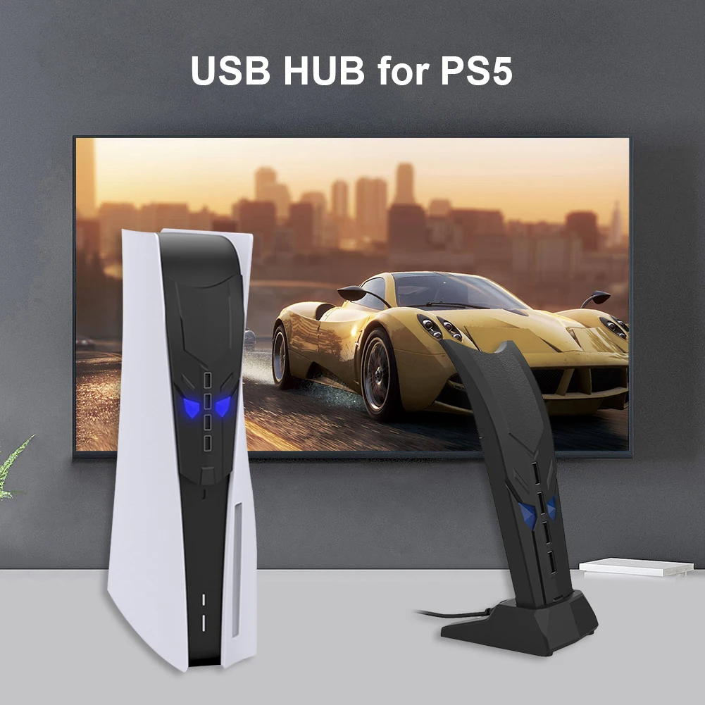 4 Port Adapter Splitter USB Game Host Hub for PlayStation 5 PS5 PS4 Xbox Series X Nintend Switch | Электроника