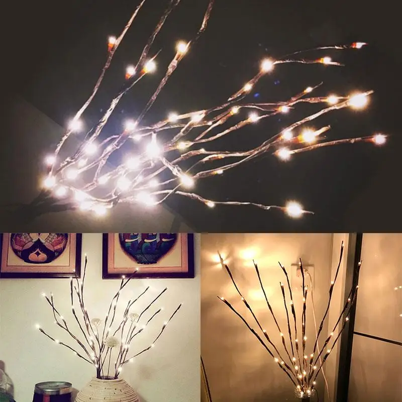 Led Light Twigs 20LED Home Decor Twigs Light String Wedding Fairy Lights Party Christmas Decor LED Vase Willow Branch Lamp
Led Light Twigs 20LED Home Decor Twigs Light String Wedding Fairy Lights Party Christmas Decor LED Vase Willow Branch Lamp