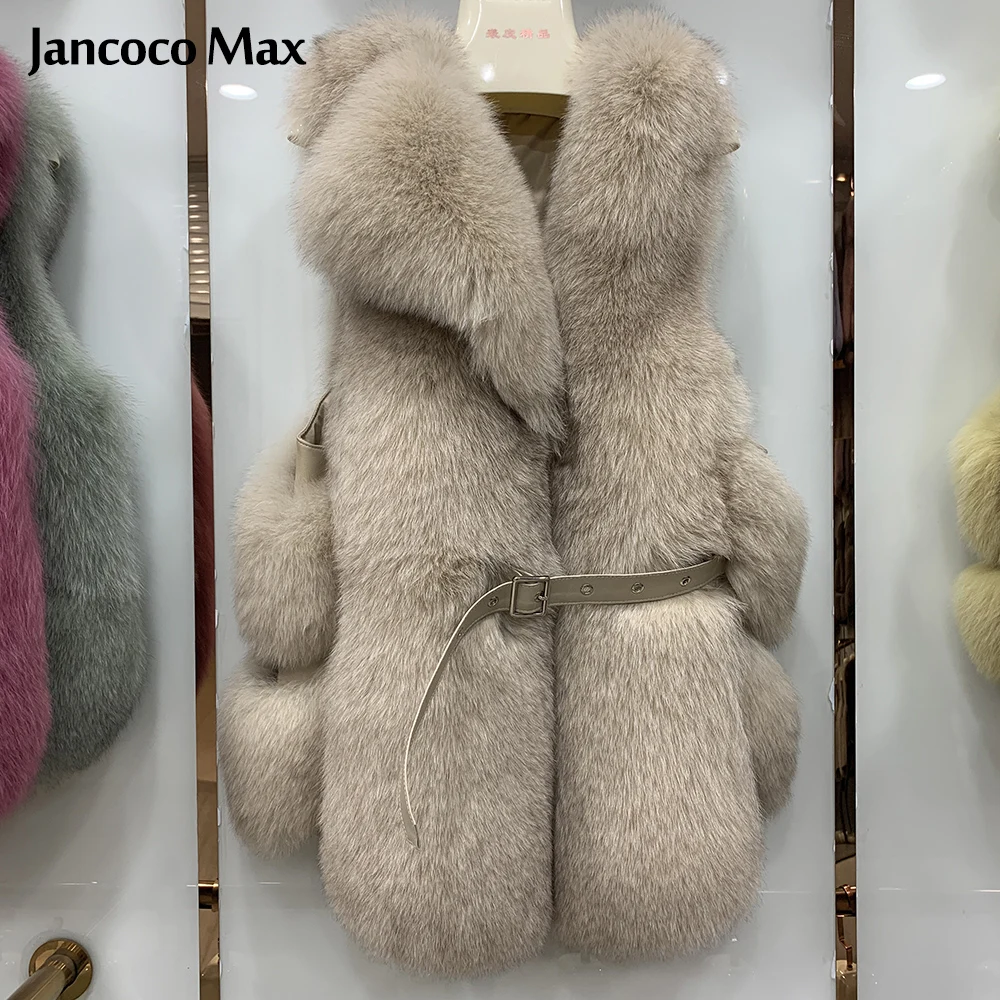 New Design Real Fox Fur Gilet Winter Fur Vests Women's Waistcoat Lady Fashion Fluffy Long Vest S7877B
New Design Real Fox Fur Gilet Winter Fur Vests Women's Waistcoat Lady Fashion Fluffy Long Vest S7877B