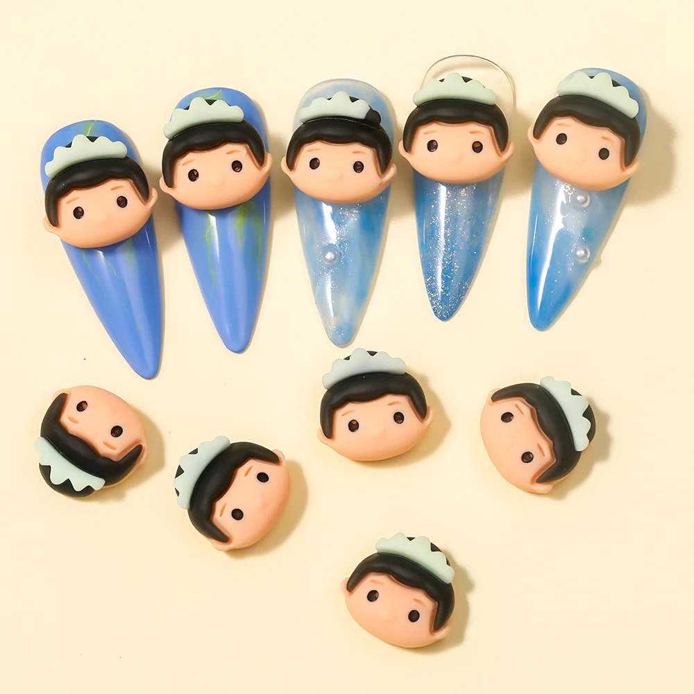10 Pieces Cartoon Character Boy Head Design Cute DIY Nail Decoration Ideas Can Be Used for Mobile Phone Accessories Crafts Tools
10 Pieces Cartoon Character Boy Head Design Cute DIY Nail Decoration Ideas Can Be Used for Mobile Phone Accessories Crafts Tools