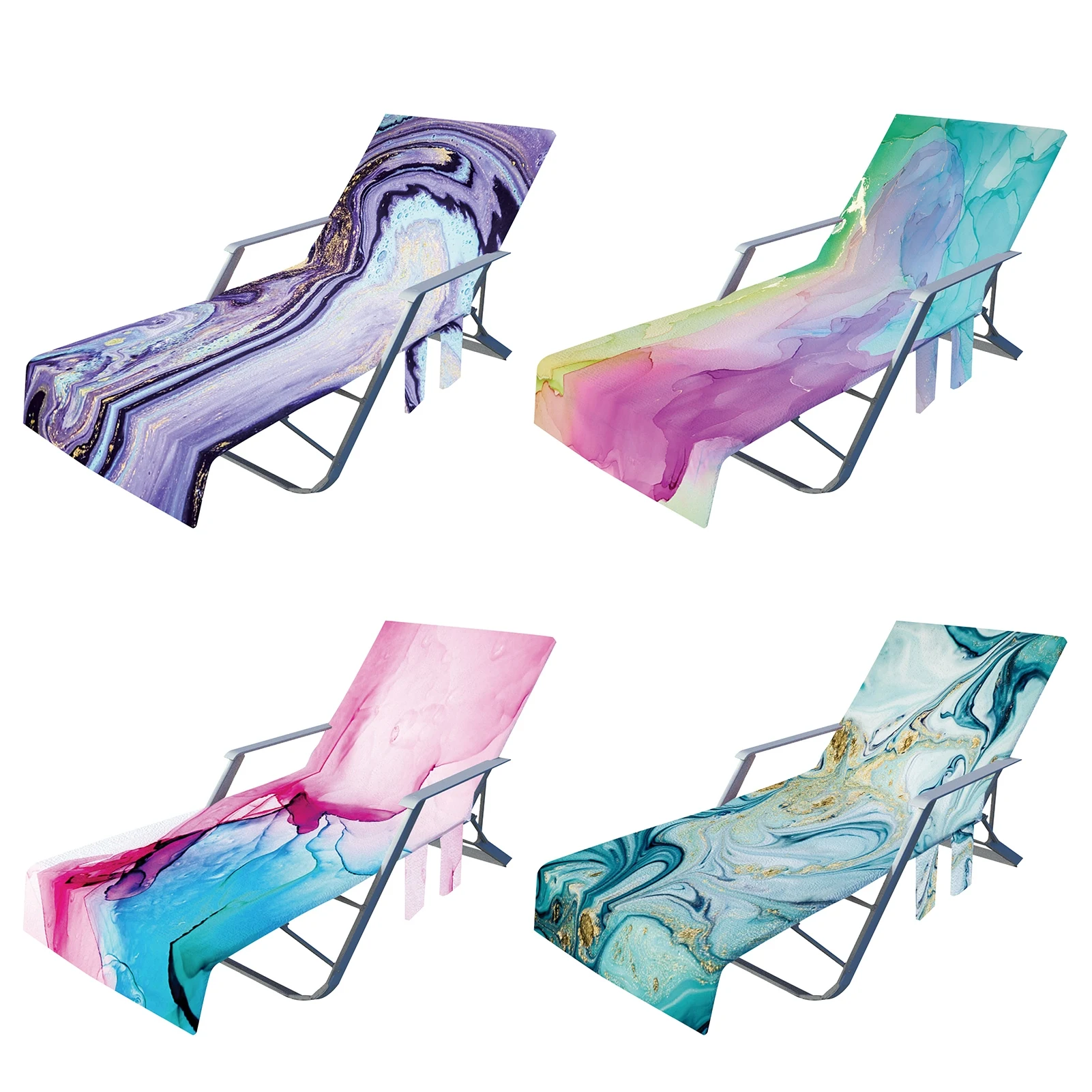 Beach Chair Towel Recliner Cover Soft Comfortable Swimming Pool Chair Cover Elastic Stretch Spandex Slipcover Case 
Beach Chair Towel Recliner Cover Soft Comfortable Swimming Pool Chair Cover Elastic Stretch Spandex Slipcover Case