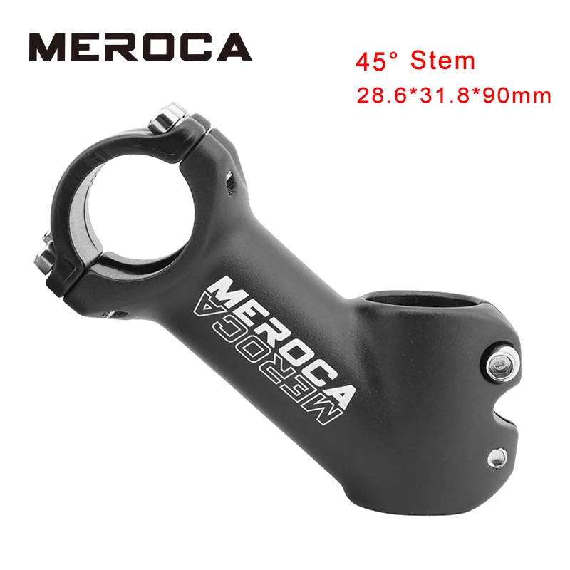 MEROCA Bicycle Stem Road Bike MTB 31.8mm Aluminum Alloy Handlebar Rising and Lowering Device 45 Degree 90mm Bicycle Stem
MEROCA Bicycle Stem Road Bike MTB 31.8mm Aluminum Alloy Handlebar Rising and Lowering Device 45 Degree 90mm Bicycle Stem