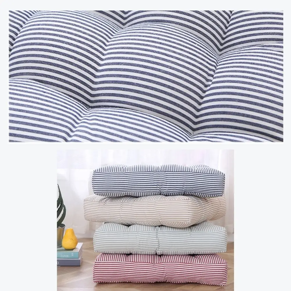 ADOREHOUSE Square Cushion Round Seat Cushion Striped Floor Pillow Home Office Insert Filling Tatami Cushion Sofa Decor 
ADOREHOUSE Square Cushion Round Seat Cushion Striped Floor Pillow Home Office Insert Filling Tatami Cushion Sofa Decor