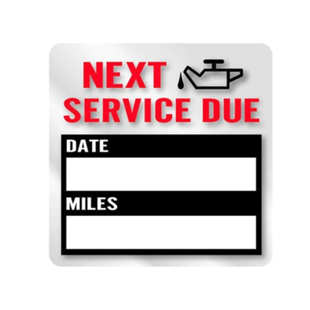 100 Labels/Roll Reminder Stickers Clear Windo Lite Stock High Quality Oil Change Service
100 Labels/Roll Reminder Stickers Clear Windo Lite Stock High Quality Oil Change Service