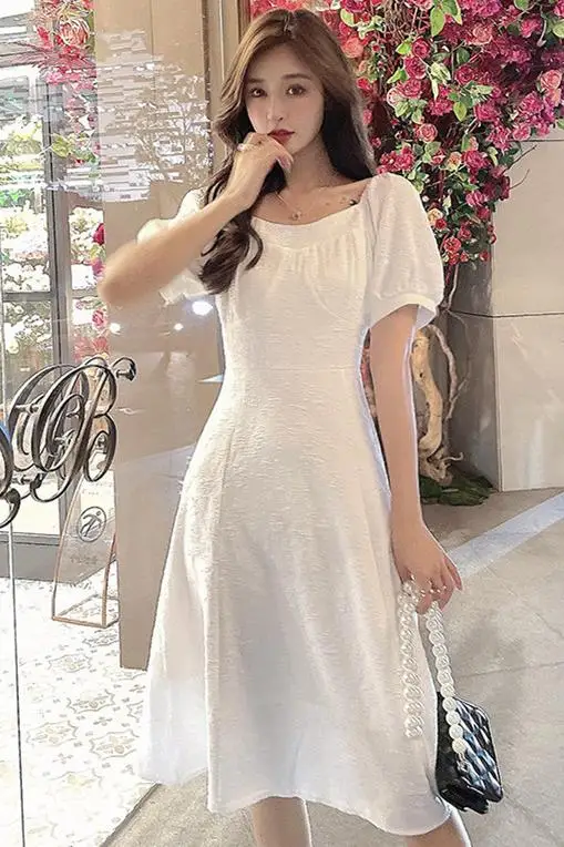 COIGARSAM Cute Women one-piece dress korean New Summer Vintage Square Collar Dresses White Black 926
COIGARSAM Cute Women one-piece dress korean New Summer Vintage Square Collar Dresses White Black 926