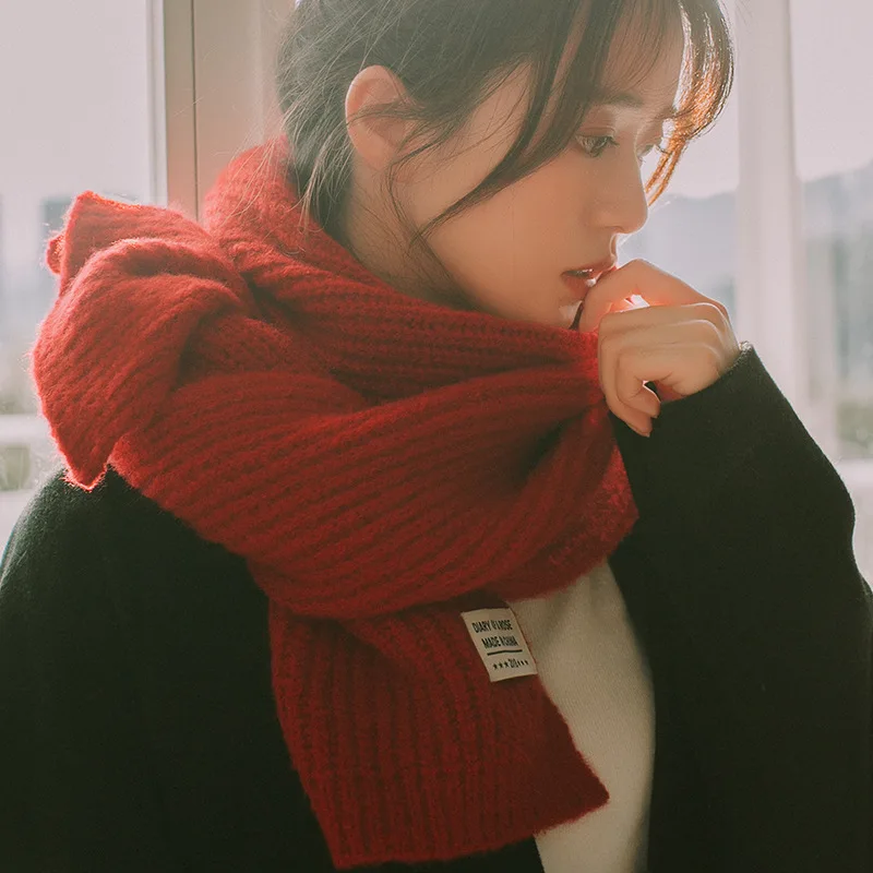 Autumn Winter Lovers Women Scarf Knitted Wool Solid Men Scarf Travel Beautiful Mood Korean Style Keep Warm Scarf
Autumn Winter Lovers Women Scarf Knitted Wool Solid Men Scarf Travel Beautiful Mood Korean Style Keep Warm Scarf