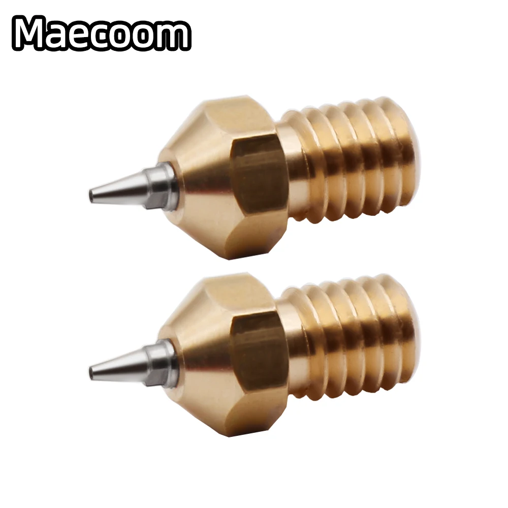 1pc 3D printer parts New E3D V5 V6 Brass Nozzle M6 threaded 0.2/0.3/0.4/0.5mm Removable Stainless Steel Tips for 1.75mm filamnet
1pc 3D printer parts New E3D V5 V6 Brass Nozzle M6 threaded 0.2/0.3/0.4/0.5mm Removable Stainless Steel Tips for 1.75mm filamnet