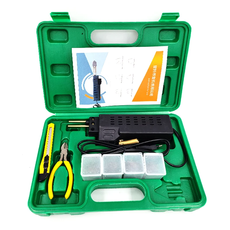 Hot Staplers Machine Plastics Welder Garage Tools 50W Staple PVC Repairing Machine Car Bumper Welding Repairing Soldering Iron
Hot Staplers Machine Plastics Welder Garage Tools 50W Staple PVC Repairing Machine Car Bumper Welding Repairing Soldering Iron