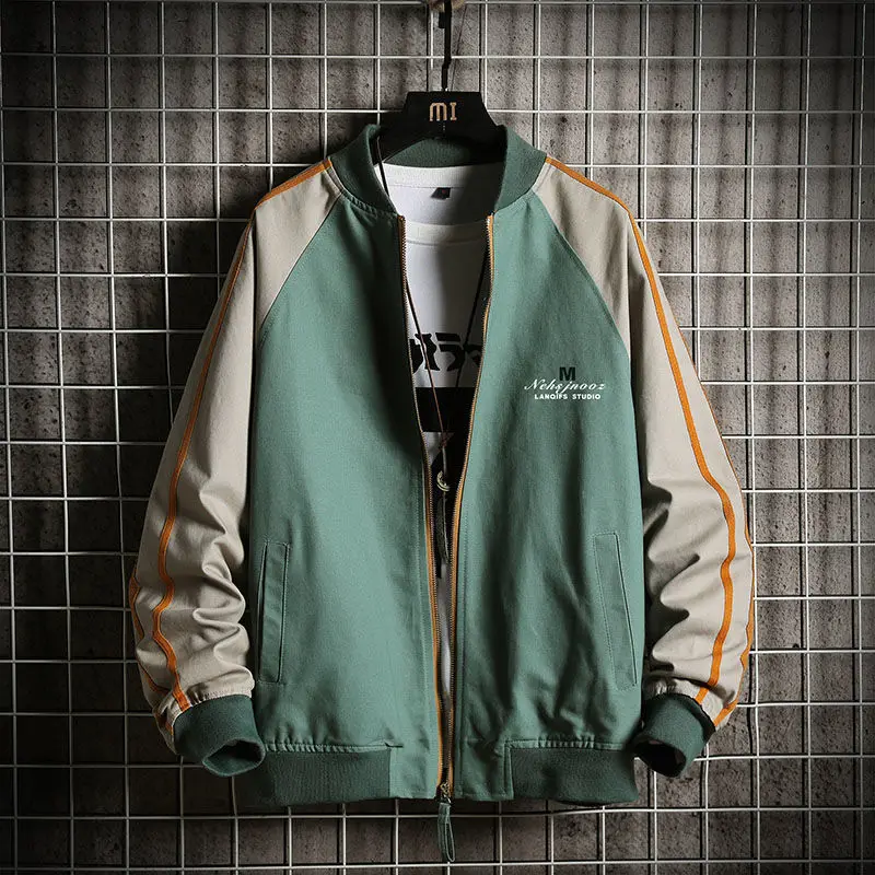 Men's jacket spring and autumn 2021 new jacket Korean handsome youth fashion baseball collar all-match clothes
Men's jacket spring and autumn 2021 new jacket Korean handsome youth fashion baseball collar all-match clothes
