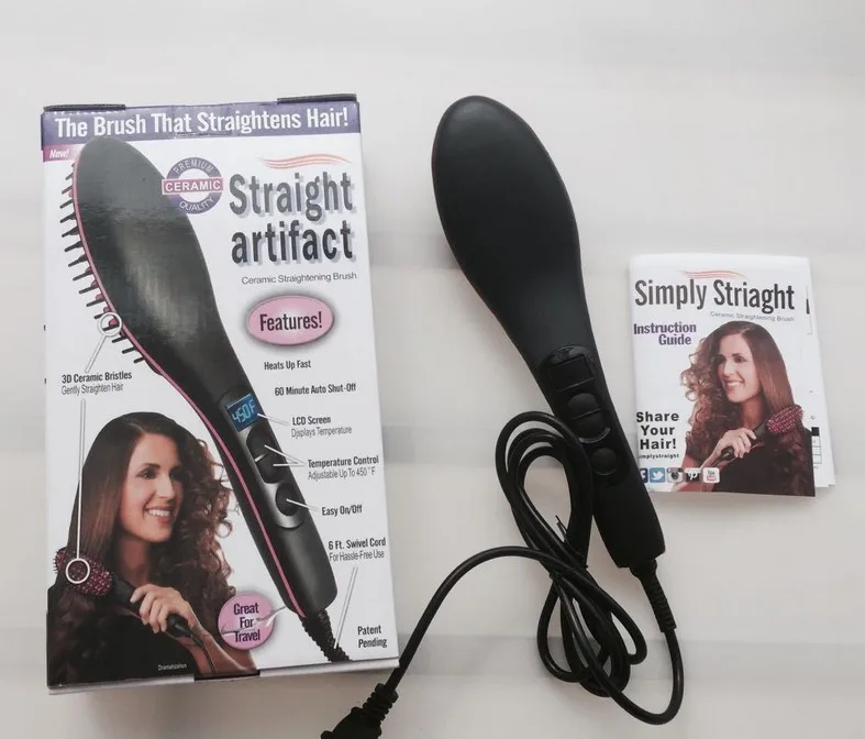 Electric Brush Hair Straightener Hair LCD Styling Straightening Comb Ionic Hair Brush Hot Irons Comb Hairbrush Heating Comb Tool
Electric Brush Hair Straightener Hair LCD Styling Straightening Comb Ionic Hair Brush Hot Irons Comb Hairbrush Heating Comb Tool