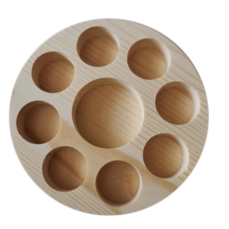 Storage Essential Oil Box Display Stand Swing Table Round One-Layer 9-Cell Glass Bottle Cosmetic Finishing Base
Storage Essential Oil Box Display Stand Swing Table Round One-Layer 9-Cell Glass Bottle Cosmetic Finishing Base