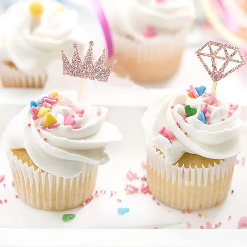 CYUAN 4pcs Transparent Sequin Skirt Crown Cake Insert Bachelor Party Flag Set Birthday Cake Top Flags Decor Cupcake Topper Party
CYUAN 4pcs Transparent Sequin Skirt Crown Cake Insert Bachelor Party Flag Set Birthday Cake Top Flags Decor Cupcake Topper Party